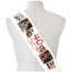 Luxury Fabric Personalised Birthday Sash from HappySnapGifts®