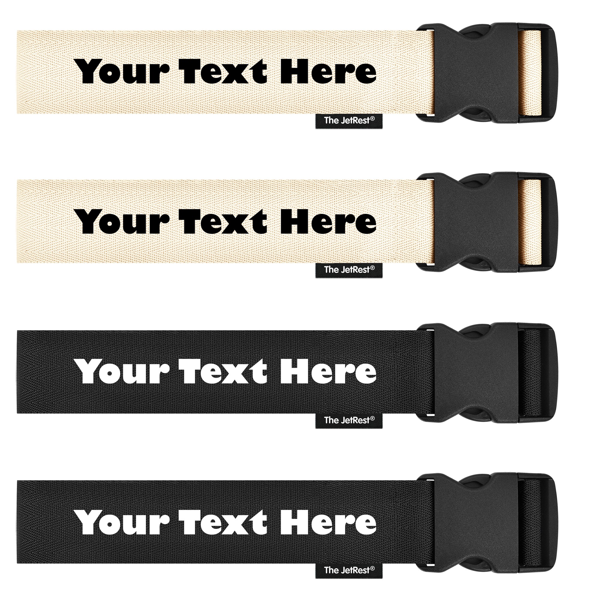 Personalised luggage clearance strap