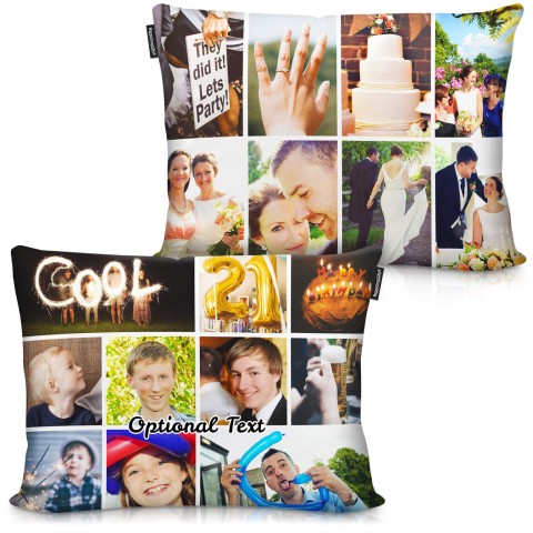 (57cm x 40cm) with Removable Cover (Zip) (Personalised with Text)
