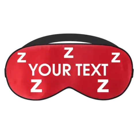 The JetRest® Personalised Luxury Silk Eye Masks