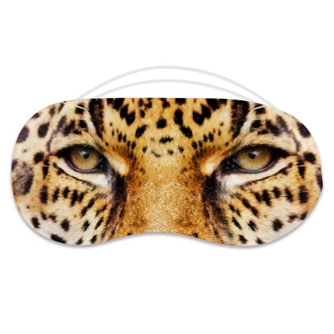 with Leopard Eye Design Polyester (Personalised with Text)
