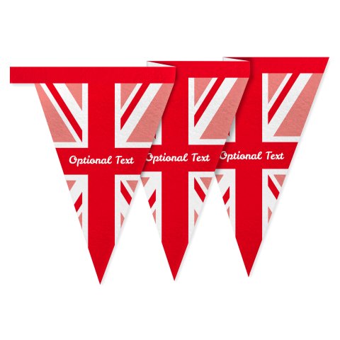 - 1 Metre with 8 Flags (20cm) Red Mock Suede Polyester Fabric
