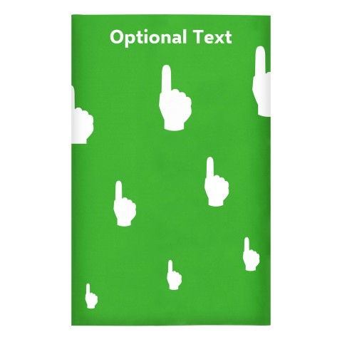 Regular (38cm x 25cm) (We Are No. 1 Icon) Bright Green - Stretch Polyester (Optional Personalised Gift Text)