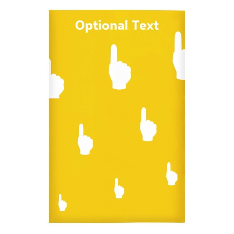 Regular (38cm x 25cm) (We Are No. 1 Icon) Yellow - Stretch Polyester (Optional Personalised Gift Text)