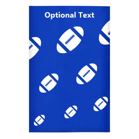 Regular (38cm x 25cm) (Rugby Icon) Royal Blue - Stretch Polyester (Optional Personalised Gift Text)