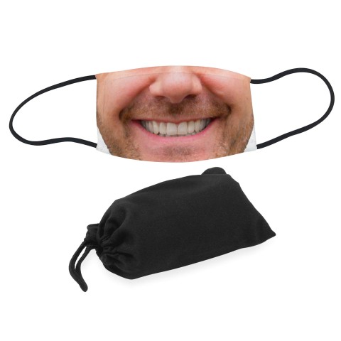 (Large) with White / Photo Printed Binding with Small Black Storage Pouch