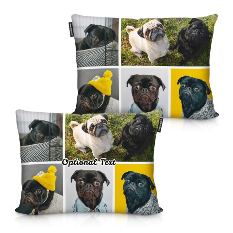 (36cm x 25cm) with Removable Cover (Zip) (Personalised with Text)
