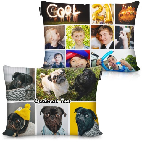 (57cm x 40cm) with Removable Cover (Zip) (Personalised with Text)