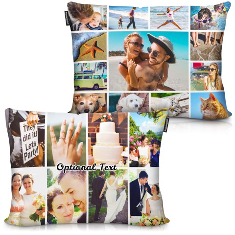 (57cm x 40cm) with Removable Cover (Zip) (Personalised with Text)