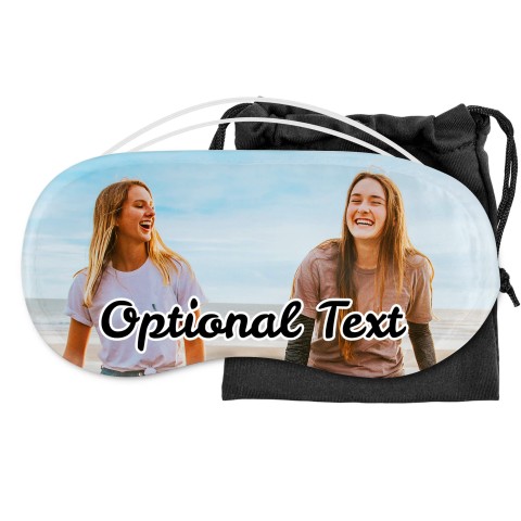 Polyester (Personalised with Text) with Small Black Storage Pouch