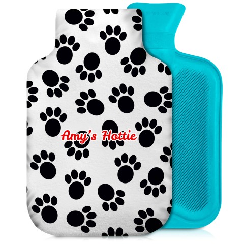 2 Litre - Paws Print Soft Velvet Polyester Fabric