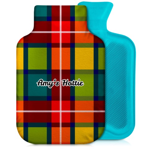 2 Litre - Tartan Check Soft Velvet Polyester Fabric