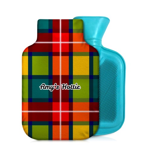 800ml - Tartan Check Soft Velvet Polyester Fabric