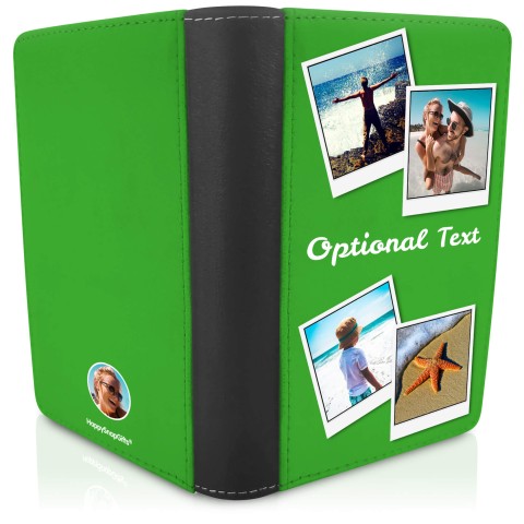 (UK Standard 21cm) (No Icon) Bright Green (Personalised with Text)