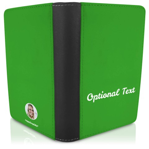 (UK Standard 21cm) (No Icon) - Bright Green (Personalised with Text)