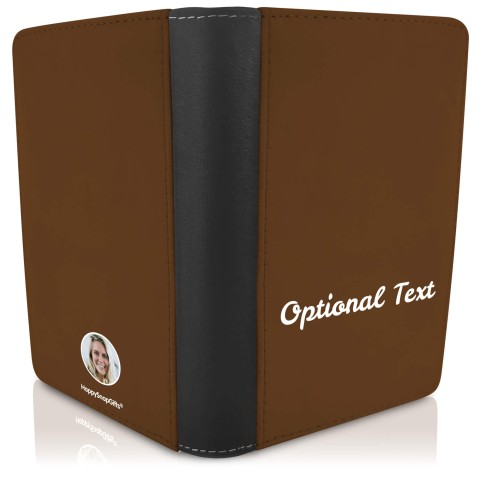 (UK Standard 21cm) (No Icon) Brown (Personalised with Text)