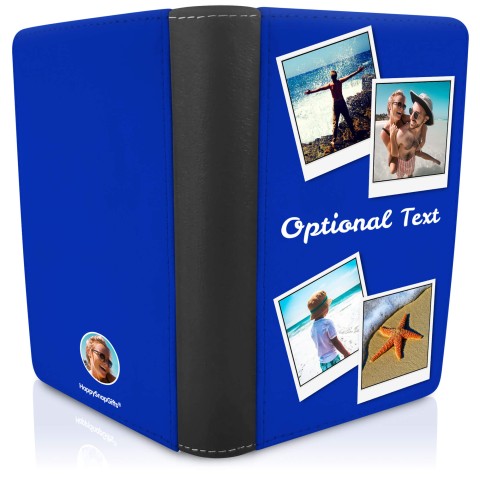 (UK Standard 21cm) (No Icon) Royal Blue (Personalised with Text)