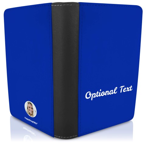 (UK Standard 21cm) (No Icon) - Royal Blue (Personalised with Text)