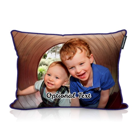 (36cm) - Navy Blue Fleece Fabric Scented (Organic Lavender Buds) with Removable Cover (Zip) (Optional Personalised Gift Text)