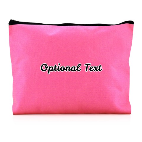 - Large Hot Pink (Fuchsia) Water Resistant Polyester Rip-Stop Fabric (Personalised with Text)