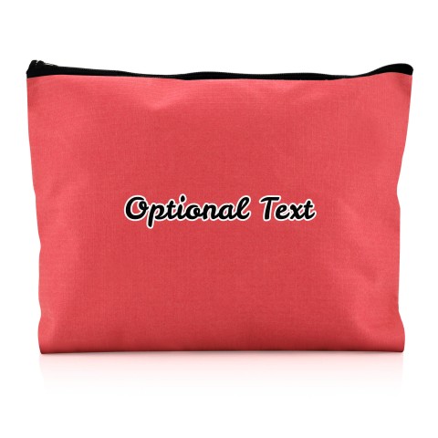- Large Red Water Resistant Polyester Rip-Stop Fabric (Personalised with Text)