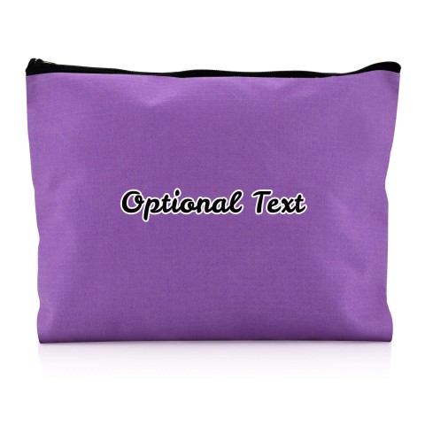 - Large Purple Water Resistant Polyester Rip-Stop Fabric (Personalised with Text)
