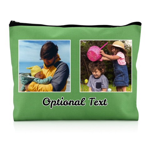 - Large Bright Green Water Resistant Polyester Rip-Stop Fabric (Personalised with Text)