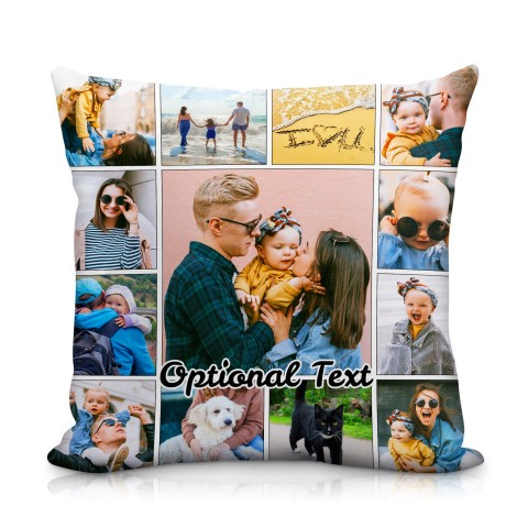 (25cm Square) Soft Velvet Polyester Fabric (Personalised with Text)