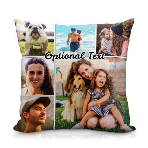 (25cm Square) Soft Velvet Polyester Fabric (Personalised with Text)