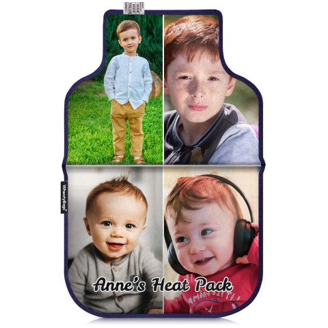 (35cm) - Navy Blue Fleece Fabric Scented (Organic Lavender Buds) (Personalised with Text)
