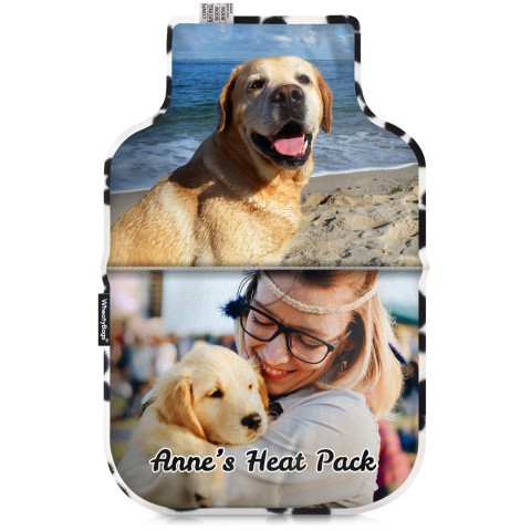 (35cm) - Paws Fleece Fabric Scented (Organic Lavender Buds) (Personalised with Text)