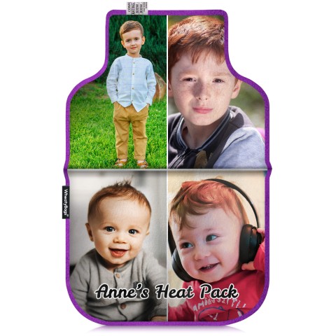 (35cm) - Purple Fleece Fabric Scented (Organic Lavender Buds) (Personalised with Text)