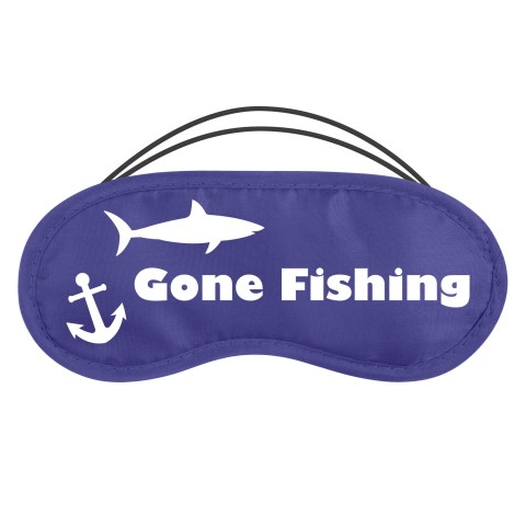 with Sharks and Anchor Print - Royal Blue Polyester