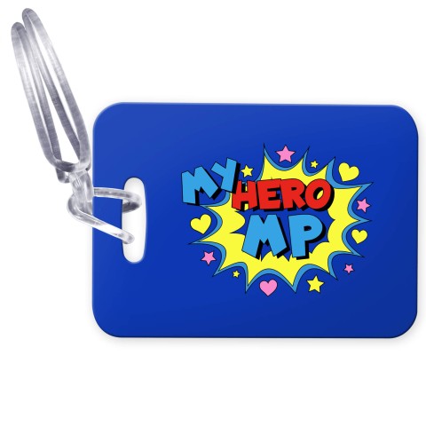 (10cm x 7cm) (MP) with Clear Loop (Personalised with Text)