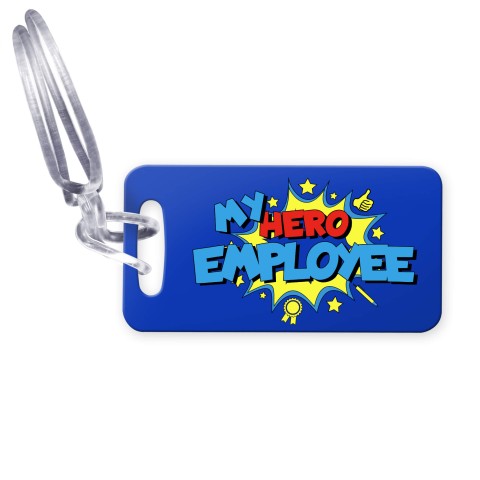 (9cm x 4.5cm) (Employee) with Clear Loop (Personalised with Text)