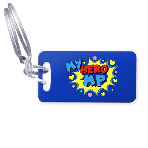 (9cm x 4.5cm) (MP) with Clear Loop (Personalised with Text)