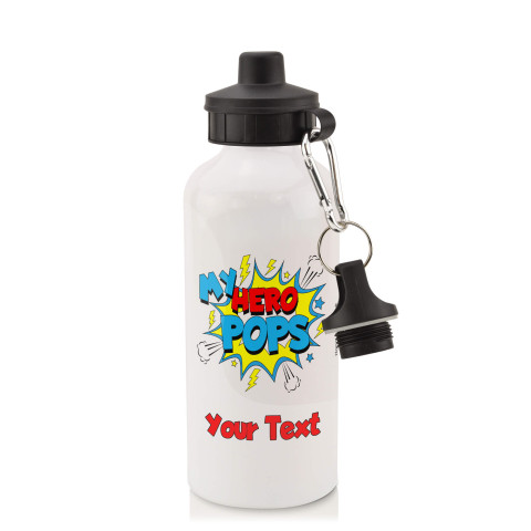 in White with Screw Cap with My Hero Pops Design