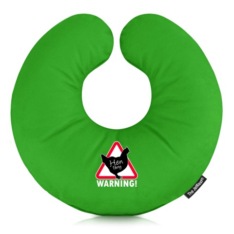 (30cm) (Hen Party Icon) Bright Green Soft Velvet Polyester Fabric (Personalised with Text)