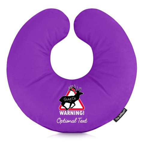 (30cm) (Stag Do Icon) Purple Soft Velvet Polyester Fabric