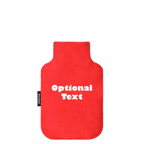 - Red Fleece Fabric (Personalised with Text)