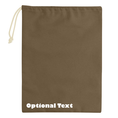 - Mole Brown Luxury Cotton Fabric Personalised with Text