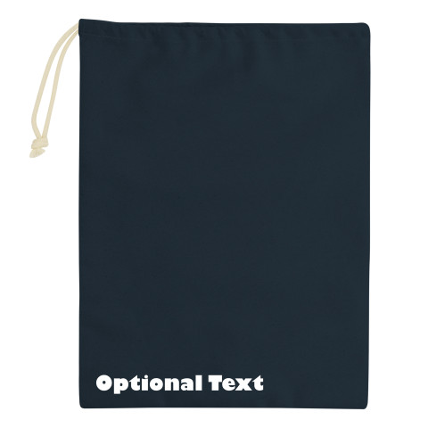 - Navy Blue Cotton Fabric Personalised with Text
