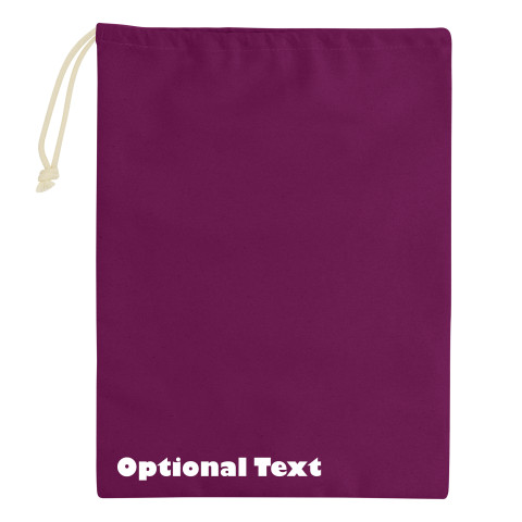 - Purple Cotton Fabric Personalised with Text