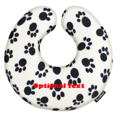 - 30cm - Paws Print Fleece Fabric Personalised with Text