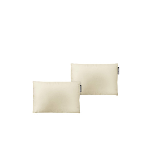 - 30cm x 20cm Twin Pack and Removable Cover with Zip - Natural Cotton Fabric