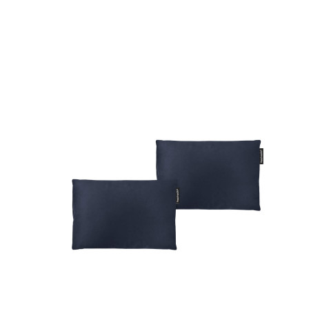 - 30cm x 20cm Twin Pack and Removable Cover with Zip - Navy Blue Cotton Fabric