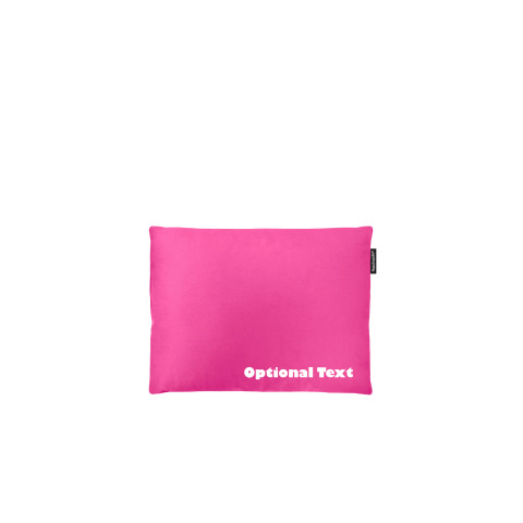 - 40cm x 30cm and Removable Cover with Zip - Bubblegum Pink Cotton Fabric (Personalised with Text)