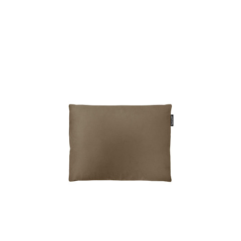 - 40cm x 30cm and Removable Cover with Zip - Mole Brown Luxury Cotton Fabric