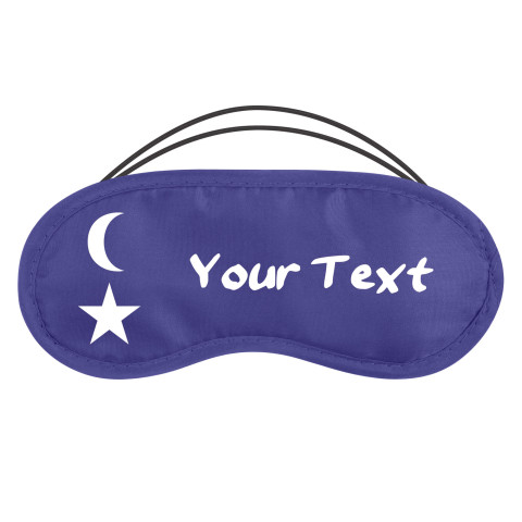 - Royal Blue with Moon & Stars Theme Polyester (Personalised with Text)