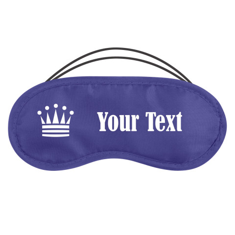 - Royal Blue with Princess Theme Polyester (Personalised with Text)